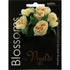 25mm Satin-Organza Rose with Leaves (available in 4 colours)